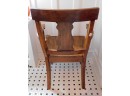 Mid Century Inspired Wooden Armchair