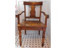 Mid Century Inspired Wooden Armchair