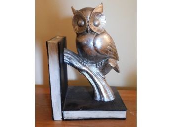 Turtleking - Sturdy Metal Owl Bookend