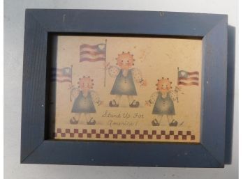 'stand Up For America' Wall Decor