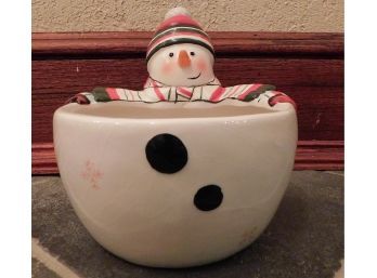 CIB - Festive Holiday Snowman Bowl