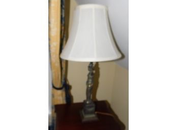 Vintage L&l WMC Brass 'woman' Lamp - With Lampshade