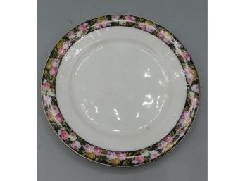 Silesia China - Floral Rimmed Plates - Lot Of 7