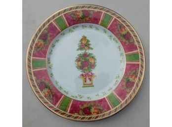 Royal Albert Fine China - Seasons Of Color - Red Rosebush Decorative Plate