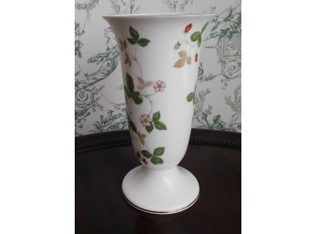 Wedgewood Bone China Vase With Floral Design