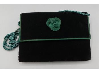 Vanessa Green Velvet Hand Bag