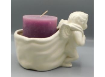 Decorative Ceramic Angel Candle Holder