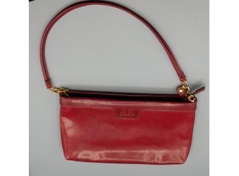 Anne Klein Stylish Red Leather Hand Bag