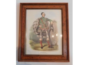 Macpherson - Scottish Clan Artwork Print In Wooden Frame