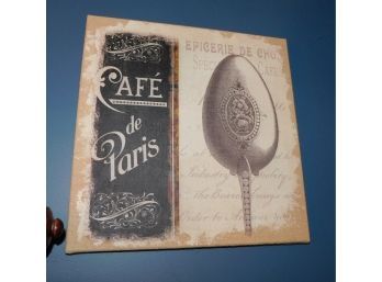 Cafe De Paris - Decorative Spoon Painting