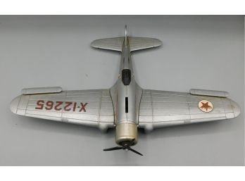 Vintage Model Plane X-12265 Coin Bank
