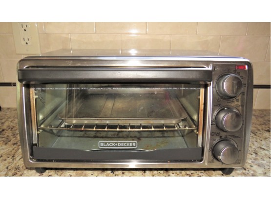 Black & Decker 4-Slice Toaster Oven  #TO1356SG