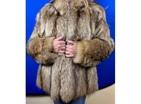Racoon Women's Fur Coat