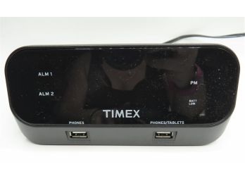 Timex T129 RediSet Dual Alarm Clock W/ Dual USB Charging With Instruction Booklet