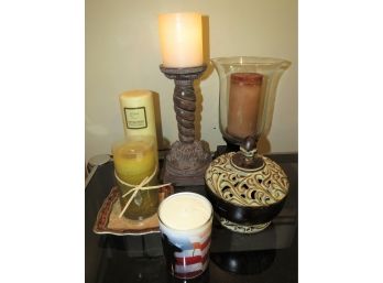 Assorted Decorative Candles - Set Of 6