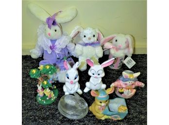 Assorted Easter Bunny Decor