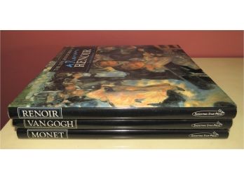 'the Life And Works Of' Monet, Van Gogh & Renoir -  Set Of 3 Books