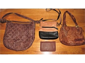 Assorted Brown Women's Handbags - Set Of 4