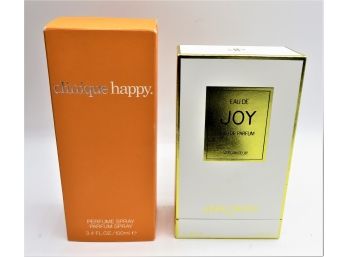 NEW IN BOX Clinique Happy Perfume Spray & Jean Patou Eau De Parfum Joy Paris -