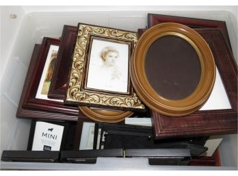 Lovely Large Lot Of Assorted Picture Frames