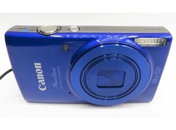 Canon PowerShot ELPH 190 IS / IXUS 180 20.0 MP Digital Camera (Blue) Battery/charger & Sony Bag