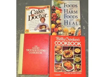 Assorted Cookbooks - Set Of 4