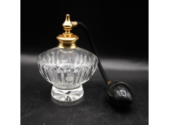 Vintage Perfume Bottle Crystal Style Refillable Perfume Atomizer - No Odors