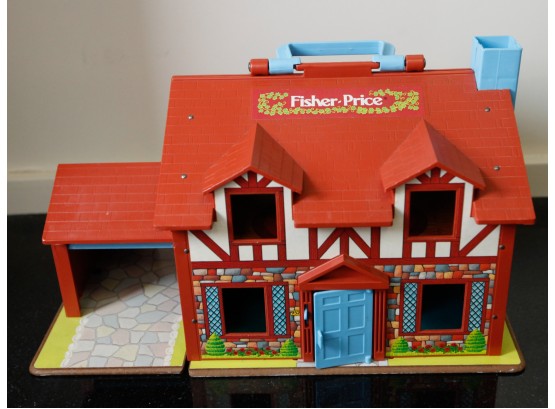 Vintage 1969 Fisher Price Little People Family House Tudor #952
