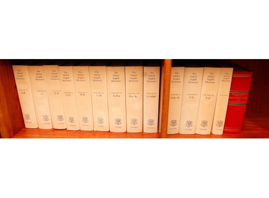 Vintage Set - Oxford English Dictionary Collection -