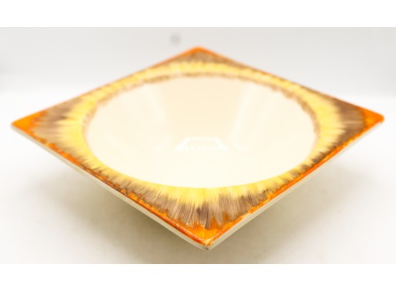 Mid-Century Royal Staffordshire - 'The Biarritz' Charming Square Hand Painted Bowl - Great Britain