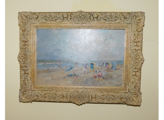 Van Noort 'a Day At The Beach' Framed Artwork