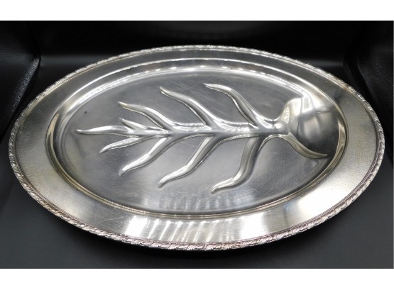 WM Rodgers 'evandale' Silver Plated 18' Serving Plater, 1110