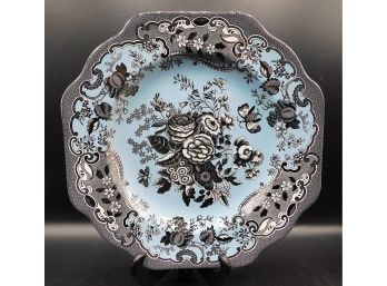 The Spode Archive Collection 'blue Rose' Decorative Plate Made In England