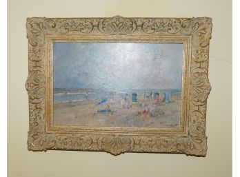 Van Noort 'a Day At The Beach' Framed Artwork