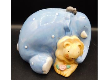 Charpente 'elephant Piggy Bank' Designed By Kathy Orr Made In China