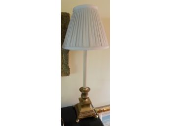Brass Tone Table Lamps, 2 Lamps In Lot