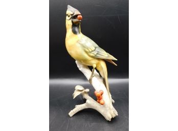 JHR Bone China  Bird On Branch Figurine