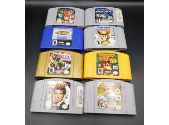 Assorted Lot Of Nintendo 64 Games