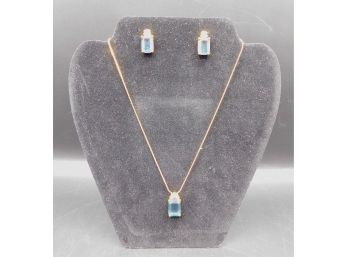 Christine Dior Set Necklace & Earring Set