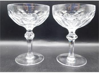 Pair Of Vintage Waterford Wine Glasses, 2 Piece Lot