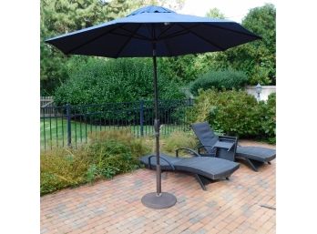 Front Gate Blue 'Sunbrella' With Stand