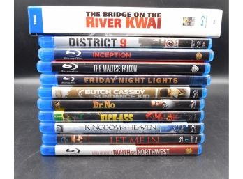 Assorted Lot Of 11 Blu-Ray DVD's