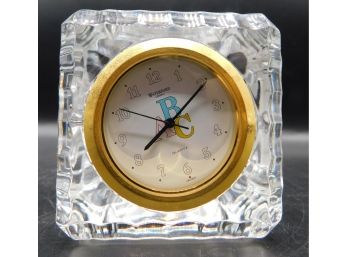 Waterford Crystal 'ABC Blocks' Quartz Desk Clock