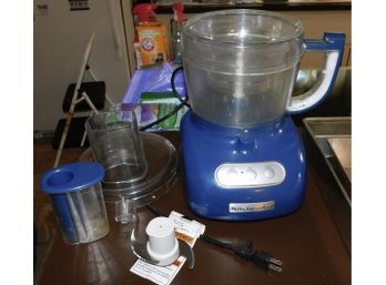 Kitchen-aid House Hold Food Processor Model#KFP750BW1 With Attachments