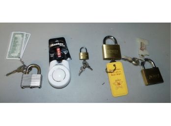 Assorted Lot Of Locks With Keys