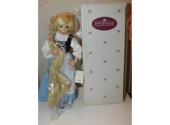 The Ashton-drake Galleries 1991 Edwin M. Knowles 'Rapunzel' Doll #76174-hT Made In Taiwan With Box