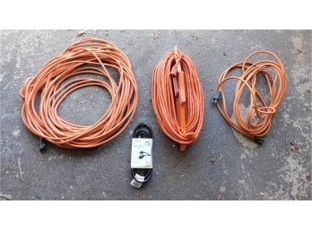 Assorted Lot Of Extension Cords