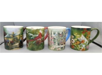 Assorted Lot Of Lang Coffee Mugs - 4 Total