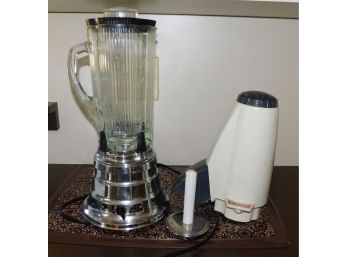 Vintage Waring Blender #mR-1 With Ice Crusher Attachment