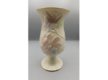 Lenox Gold Club Fine Ivory China Floral Pattern Vase 2003